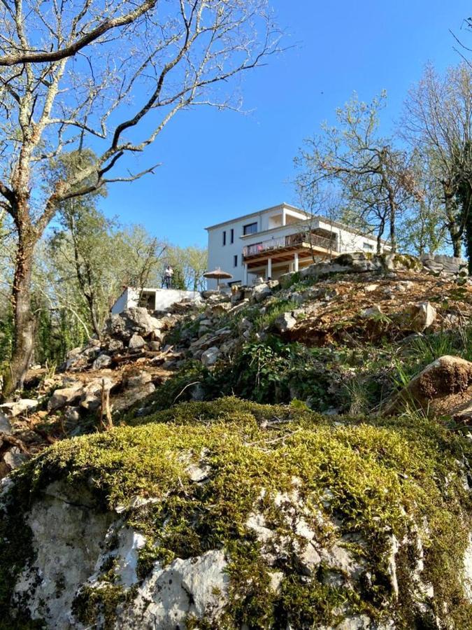 Gites Des Falaises De La Beaume Labeaume Exteriör bild