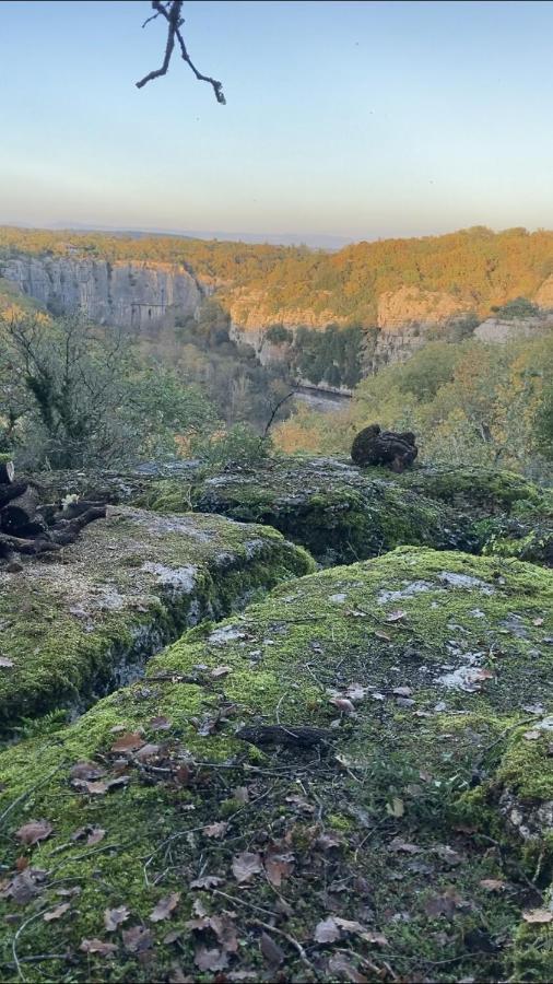Gites Des Falaises De La Beaume Labeaume Exteriör bild