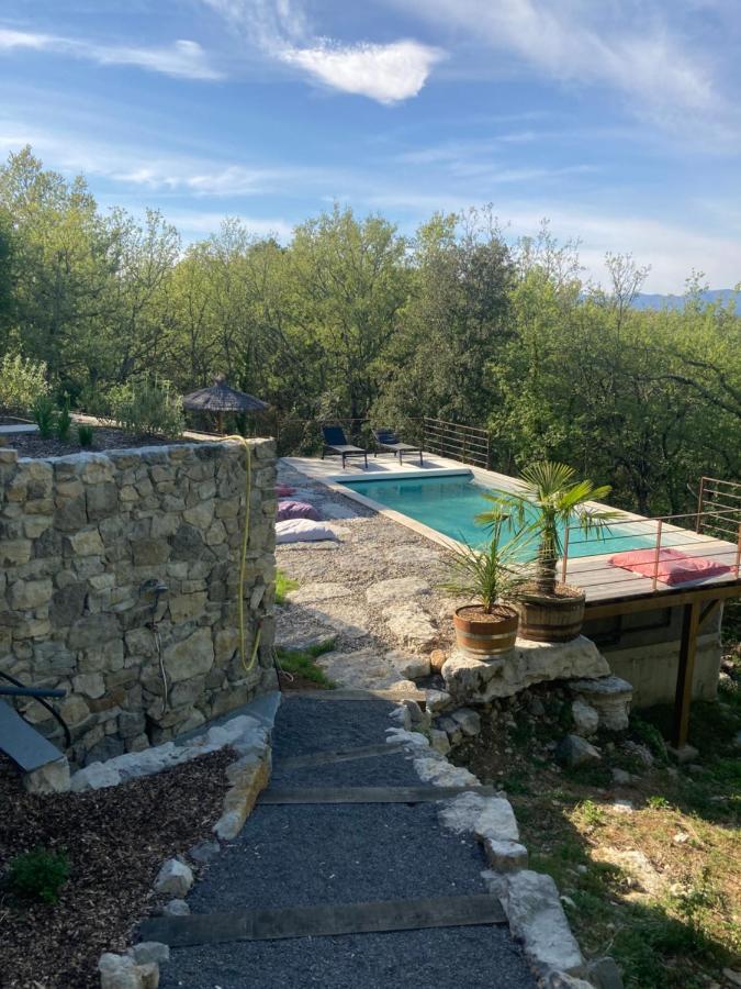 Gites Des Falaises De La Beaume Labeaume Exteriör bild